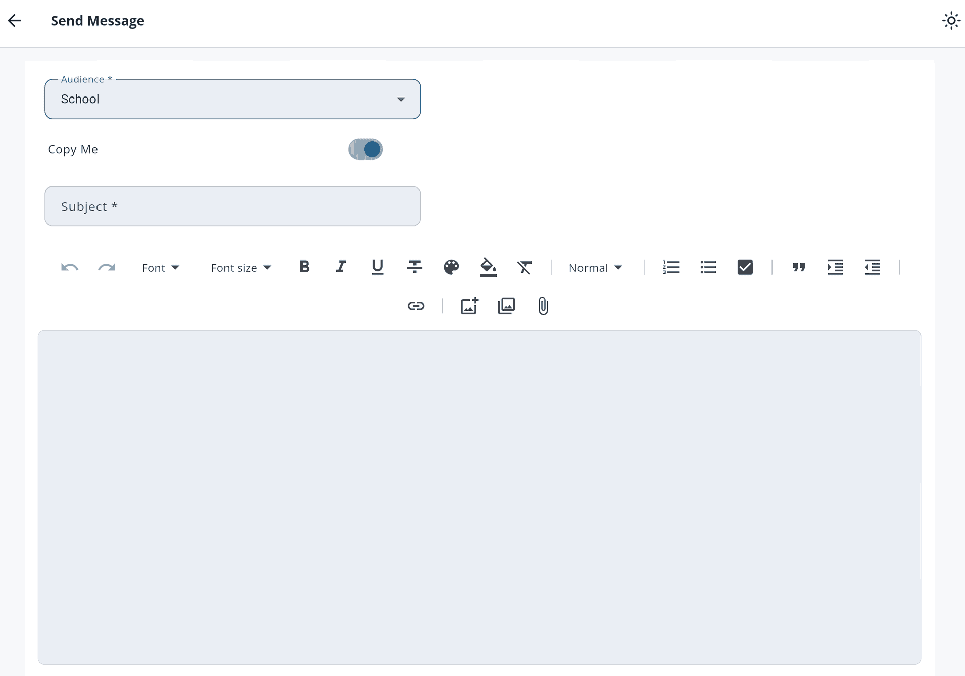 messaging screenshot